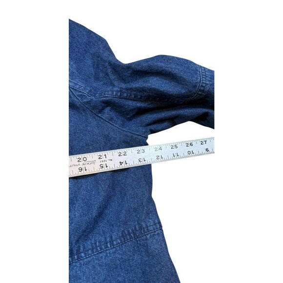 Style & Co Denim Sherpa Work Jacket Women's Size XL - Parka - Chore - Lined - Picture 6 of 7